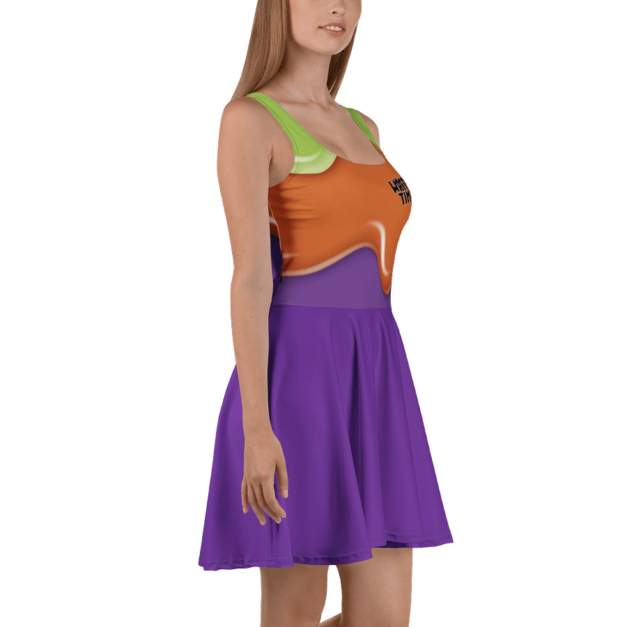 Drippy Waffle Skater Dress product image (3)