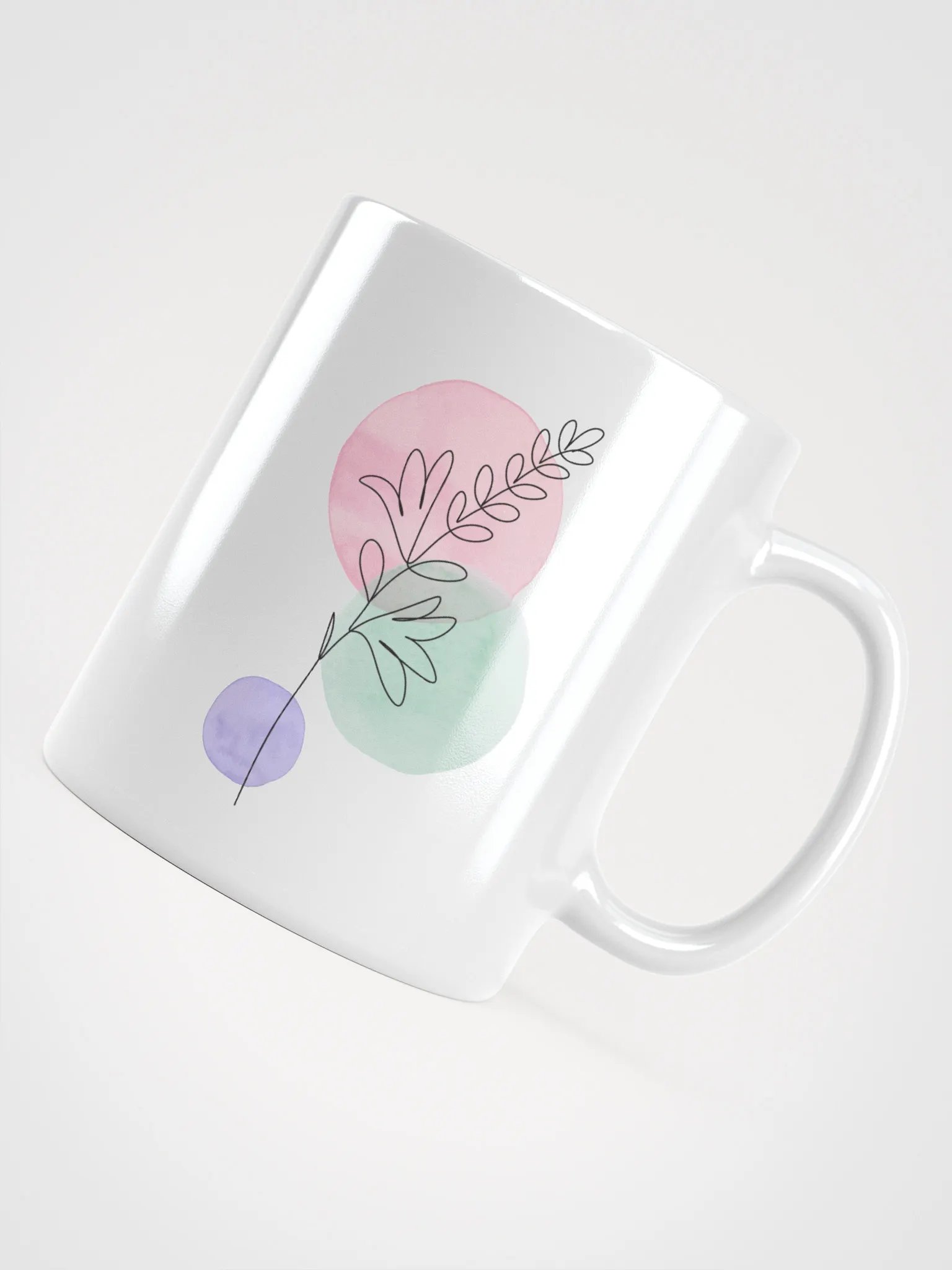 Watercolor Floral Illustration Mug product image (7)