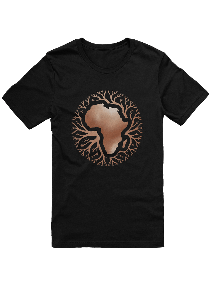 Africa of Map Tree Root Art Print Supersoft T-shirt product image (1)