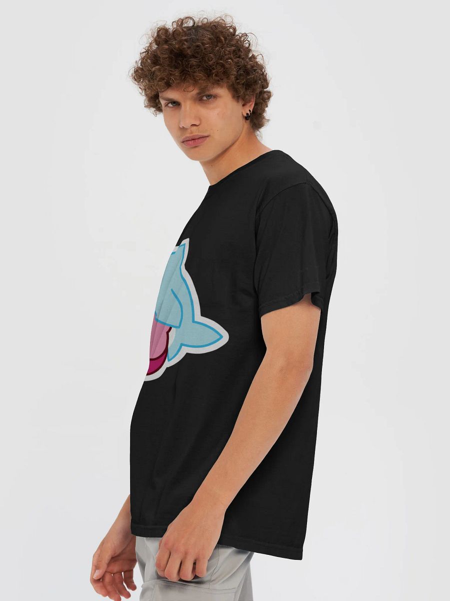 UNISEX KILLA_EMILY SHARK KIRBY EMOTE BLACK TEE product image (6)