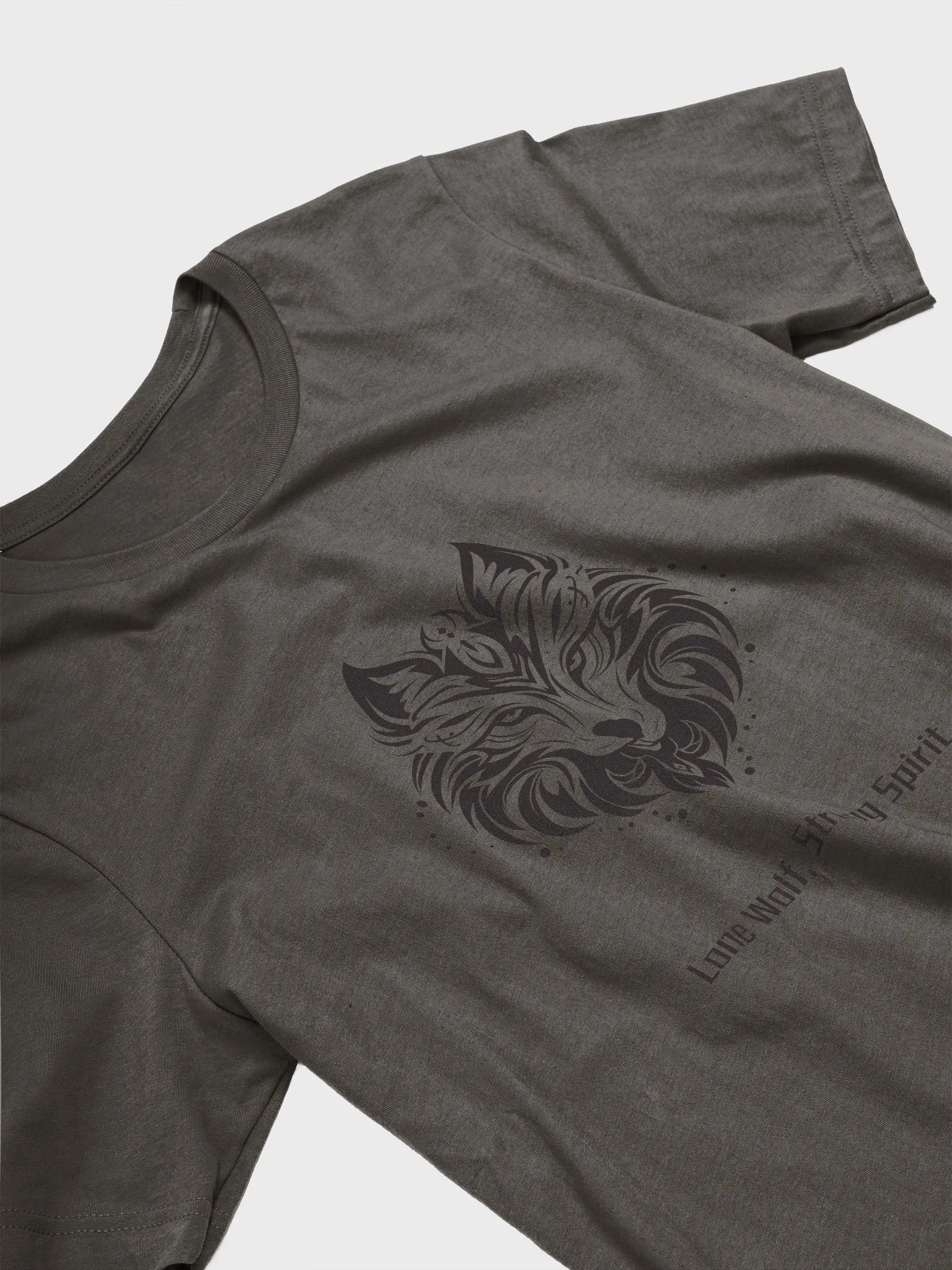 Lone Wolf Strong Spirit T-Shirt product image (2)