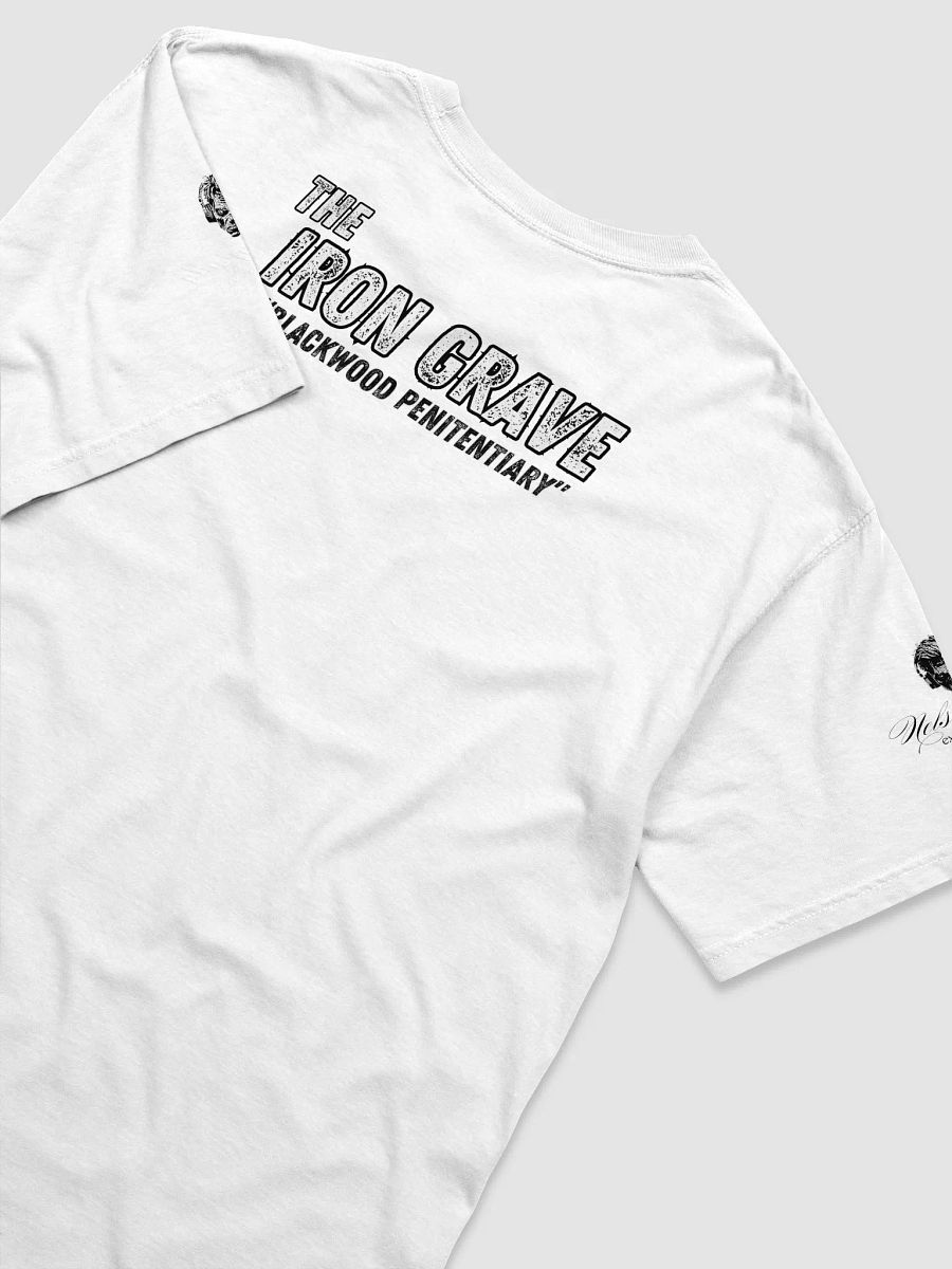 The Iron Grave - Blackwood Penitentiary - The Runners - White Logo T-Shirt product image (51)