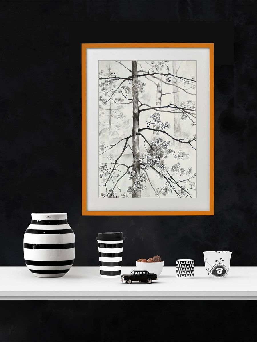 Young Pine Tree Sketch Poster - Young Pine Tree product image (6)