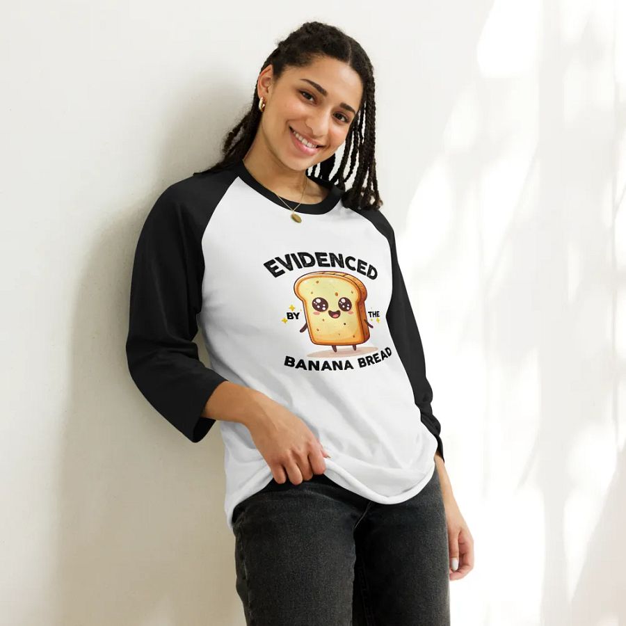 Evidenced by the Banana Bread | Baseball Tee product image (10)