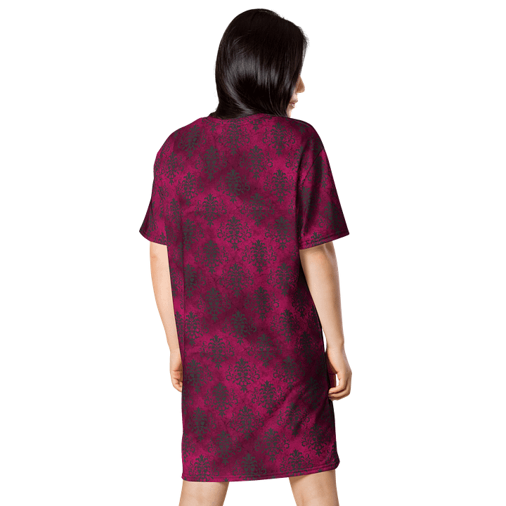 Magenta Damask All-Over Dress product image (2)