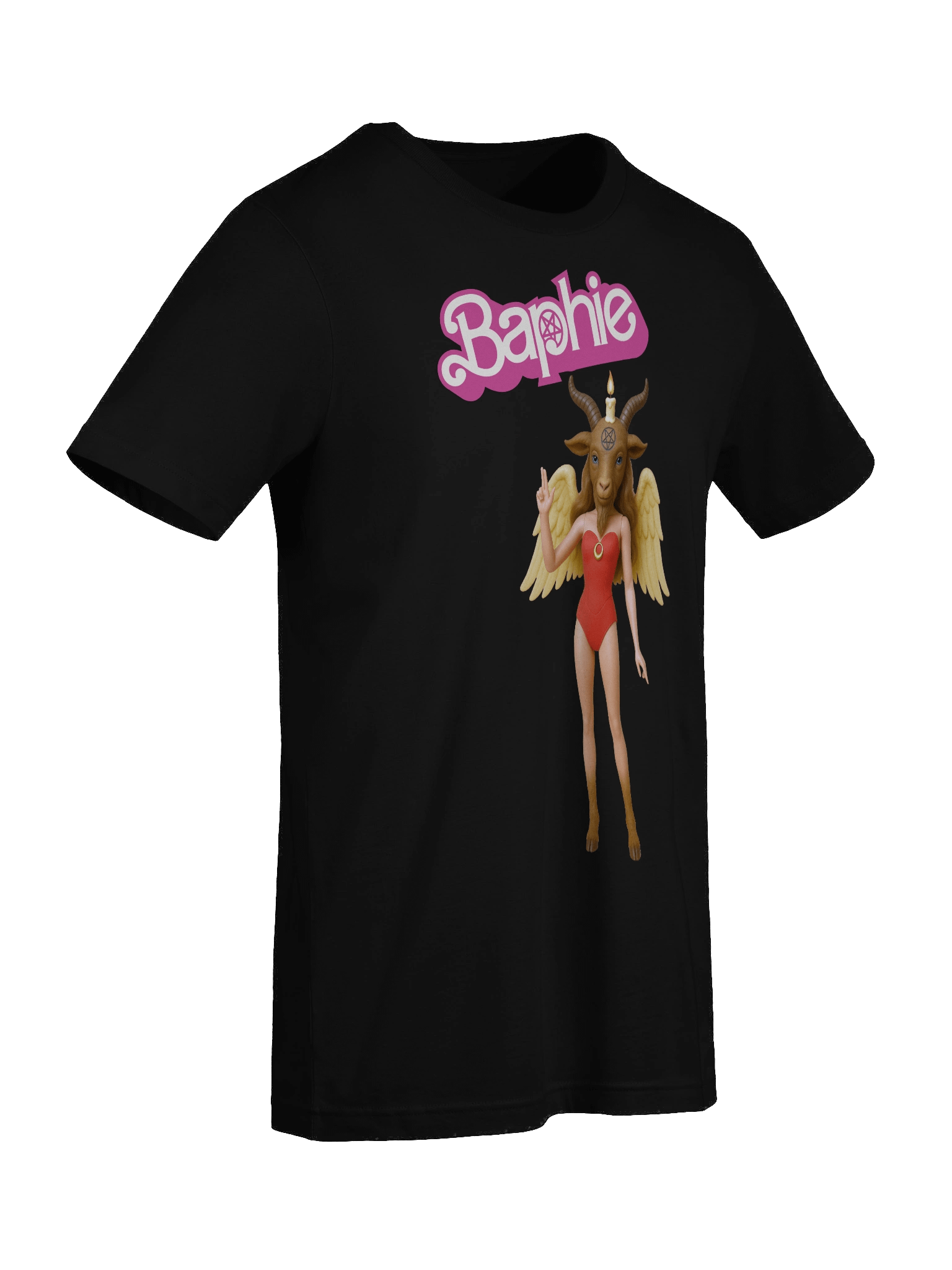 Baphie: The Darkest Doll in the Dreamhouse Parody Tee product image (82)