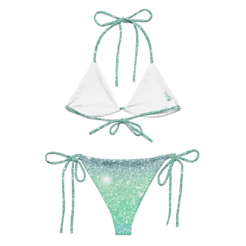 Glitter Unicorn Texture Design String Bikini (8) product image (2)
