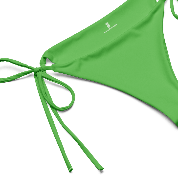 Stadium Grass Green Solid Color String Bikini Bottom product image (1)