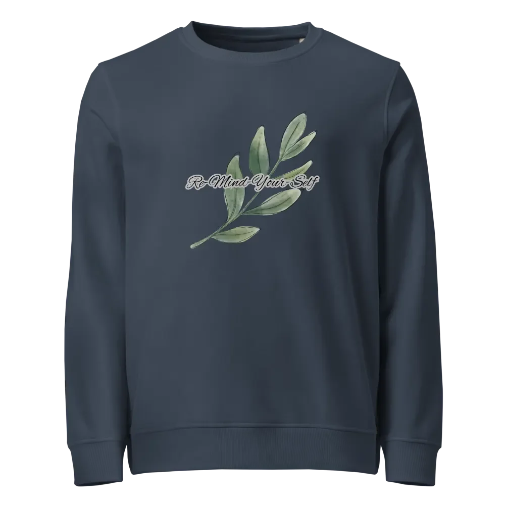 Re-Mind-Your-Self Leafy Branch Organic Sweatshirt product image (1)