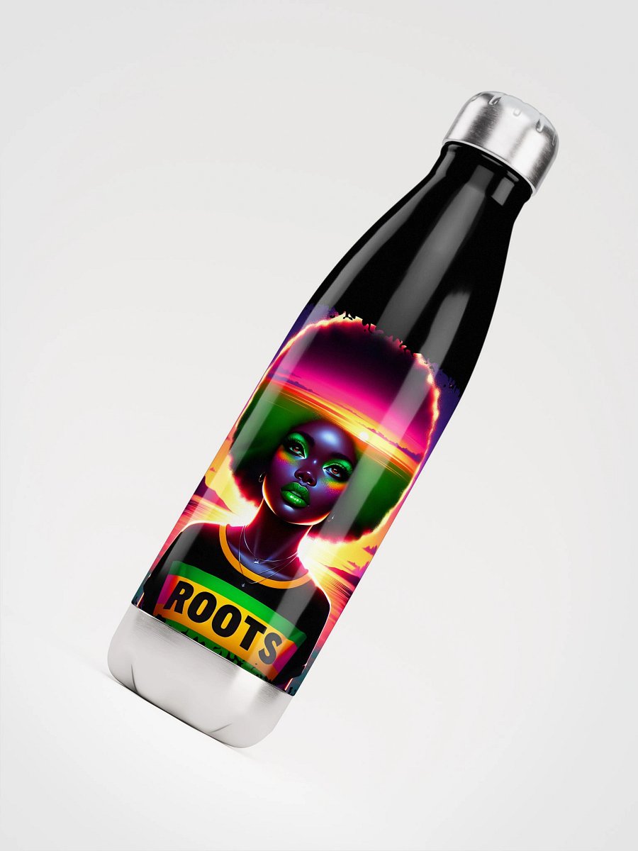 Neon Afro ROOTS Stainless Steel Water Bottle product image (7)