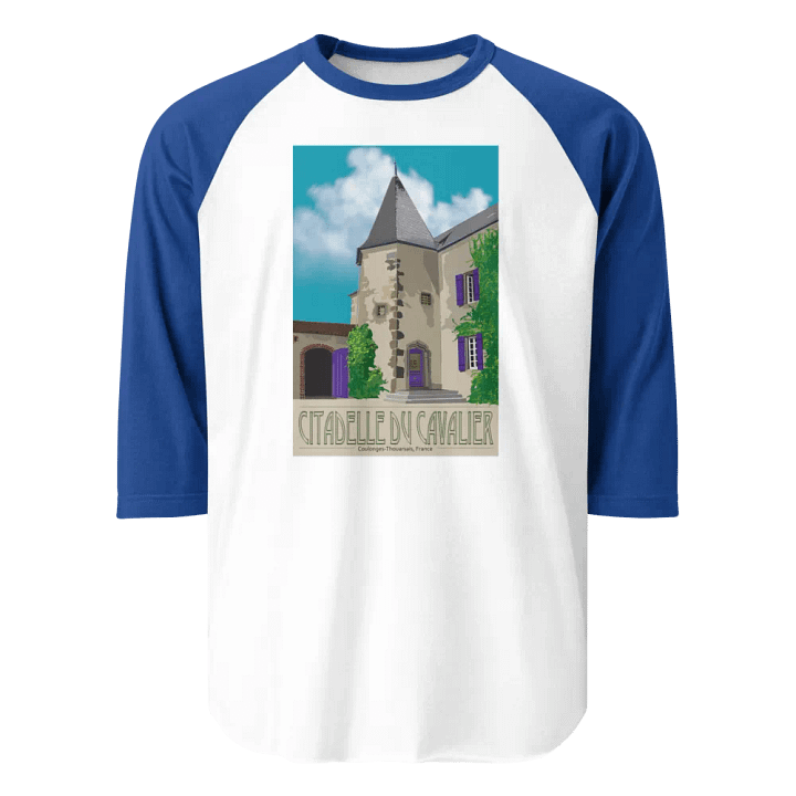 Raglan T-Shirt with Château Illustration product image (102)