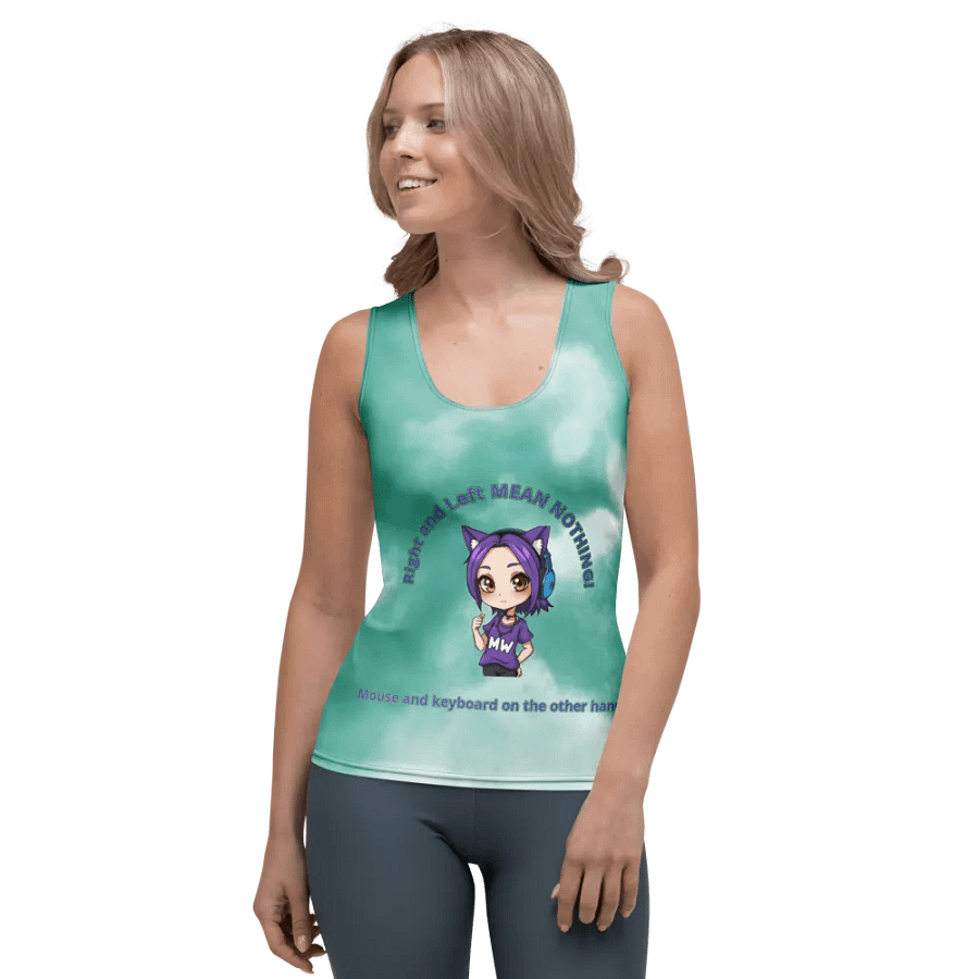 Wildflower Wolf All-Over Tank product image (1)