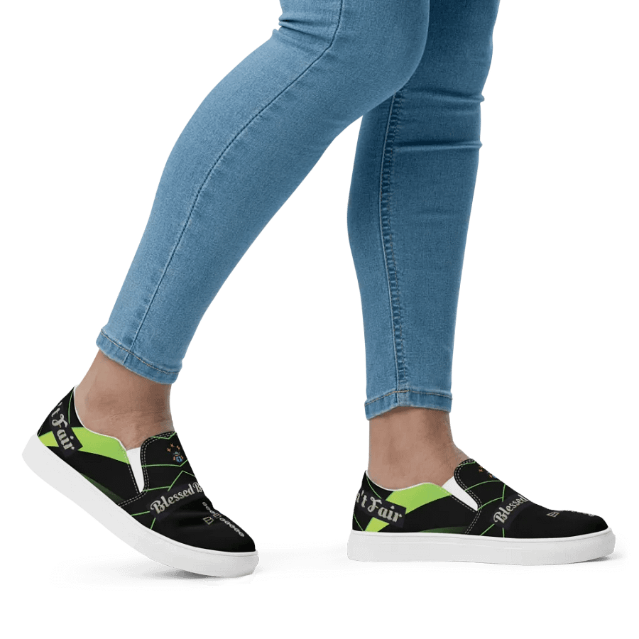 BBG Lime Green and Black Women's Slip On product image (8)