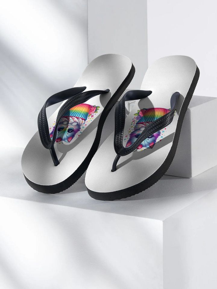 Cupcake Kitten Flip Flops product image (2)