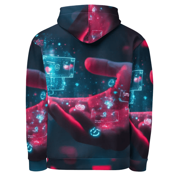 Digital Holographic Unisex Hoodie product image (2)