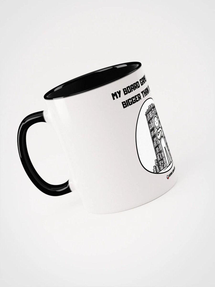My Board Game Shelf is bigger than yours! | White Ceramic Mug with color on the inside product image (37)
