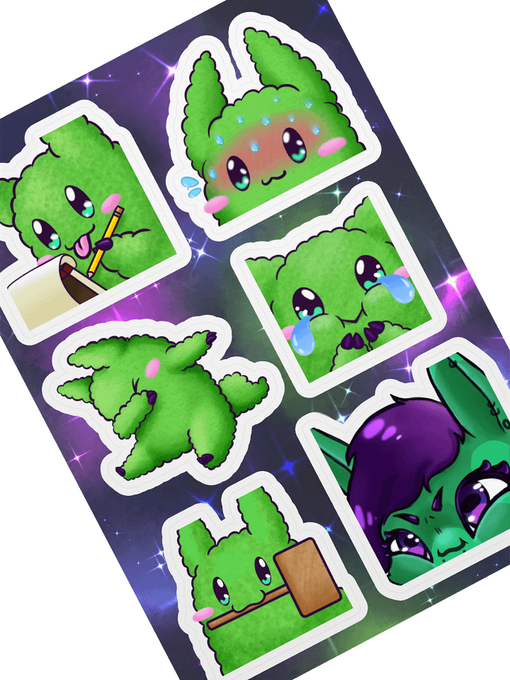 Hneus w/ Gremlin - Sticker Sheet product image (1)