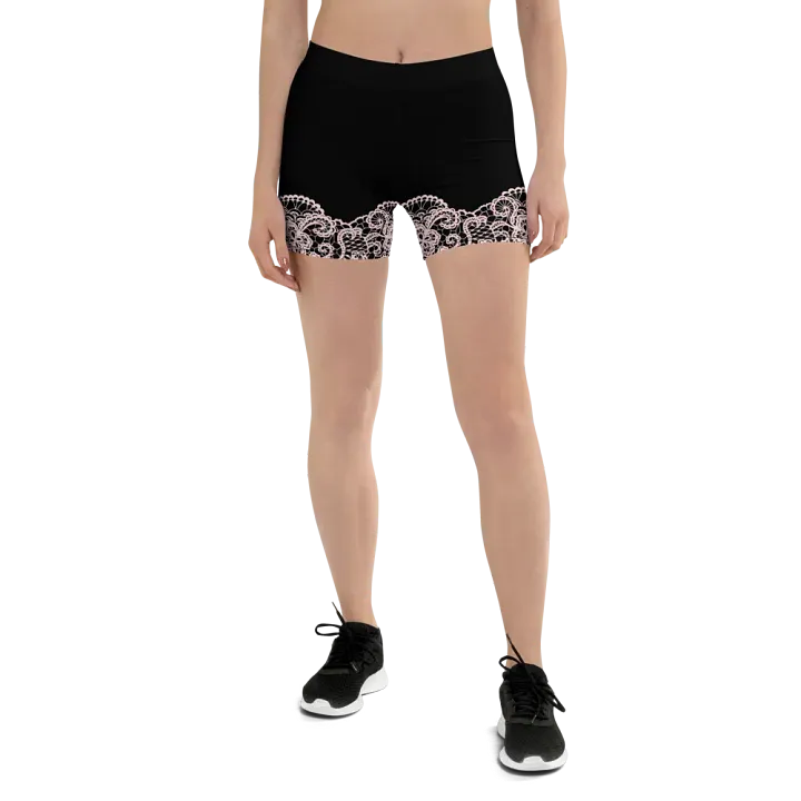 Lace Pink Premium Sportwear Shorts product image (1)