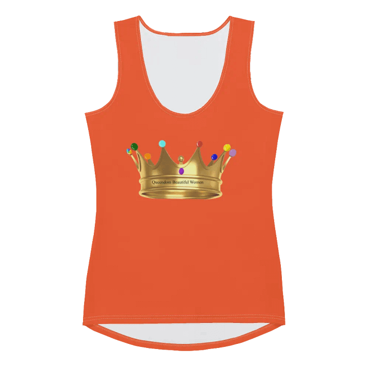 Queendom Beautiful Women Crown Tank Top/Orange (TM) product image (2)