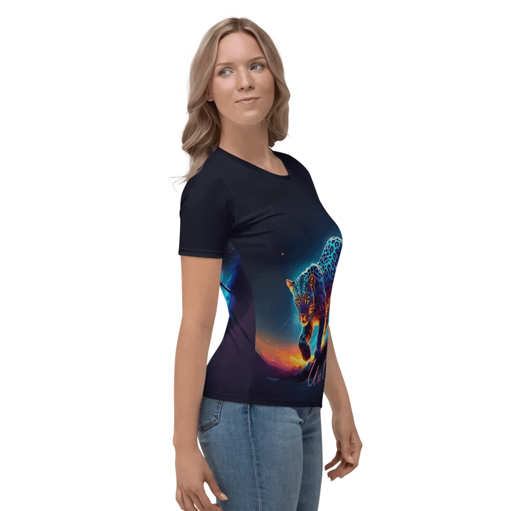 Untamed Leopard All Over Print T-shirt product image (4)