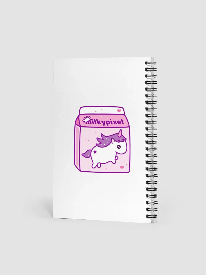 Milky Pixel Logo Spiral Notebook product image (2)