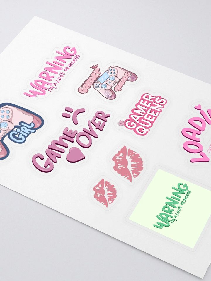 GAMER QUEENS sticker page 2 product image (2)