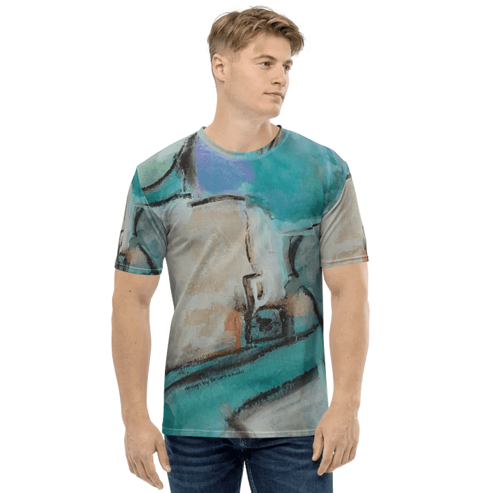 oringinal watercolour painting by b.reters on tshirt product image (2)
