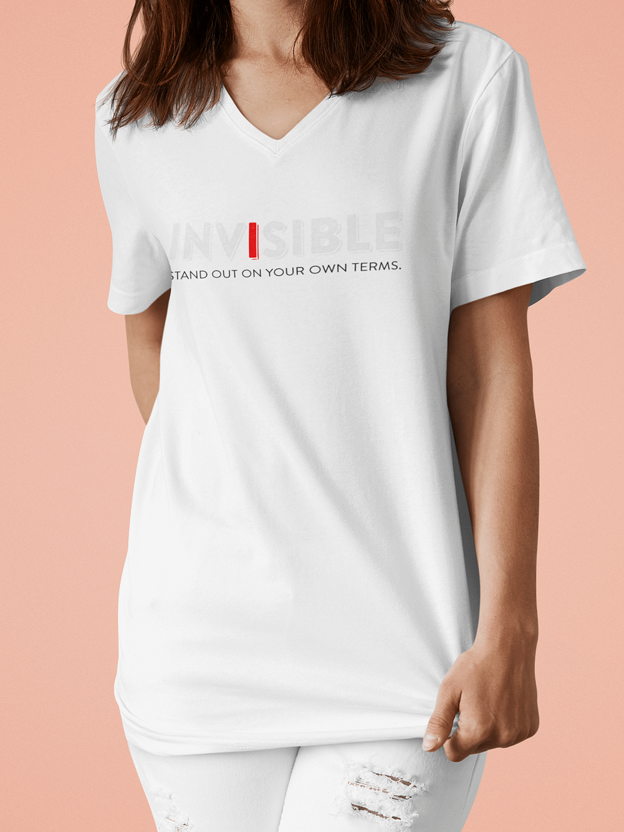 "Define Your Style" Unisex Short Sleeve V-Neck T-Shirt product image (1)