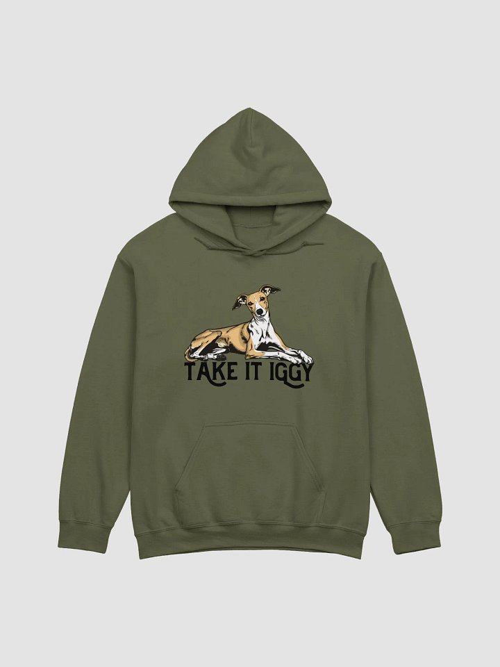 Take It Iggy Hooded Sweatshirt of an Italian Greyhound(Fawn) | Funny Hoodie for Iggy Paw-rents product image (1)