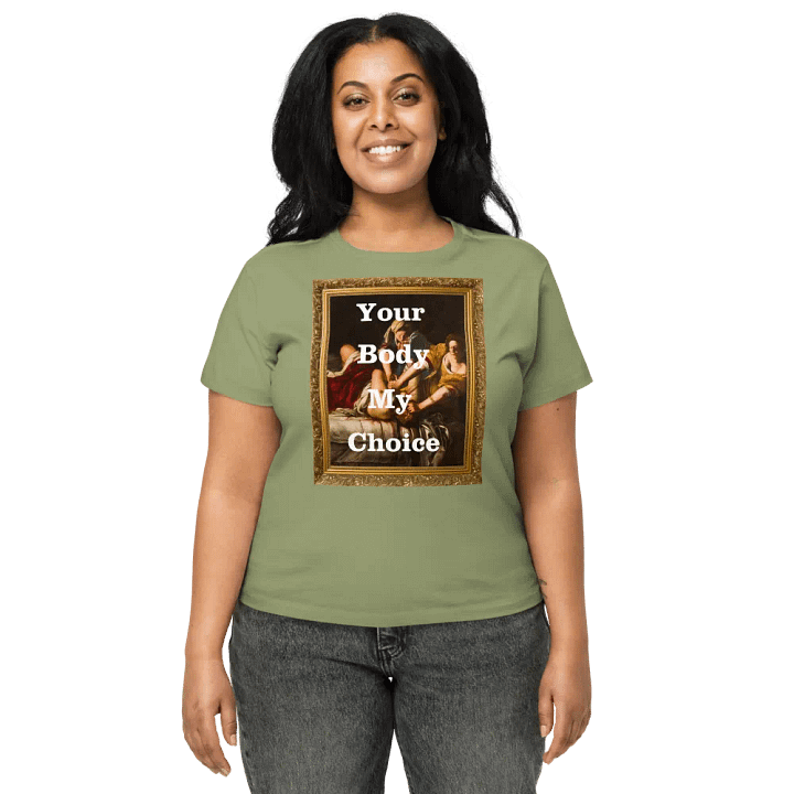 Judith Slaying Your Body My Choice High-Waisted T-Shirt product image (6)