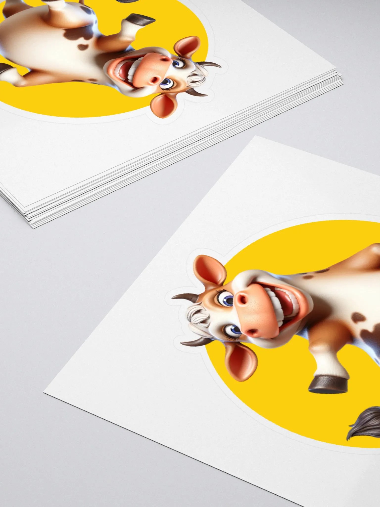 Happy Dancing Cow Kiss Cut Sticker product image (4)