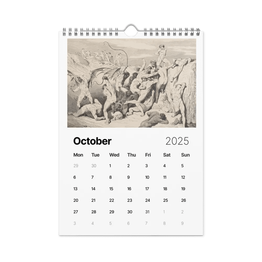 INFERNO 2025 calendar! product image (11)