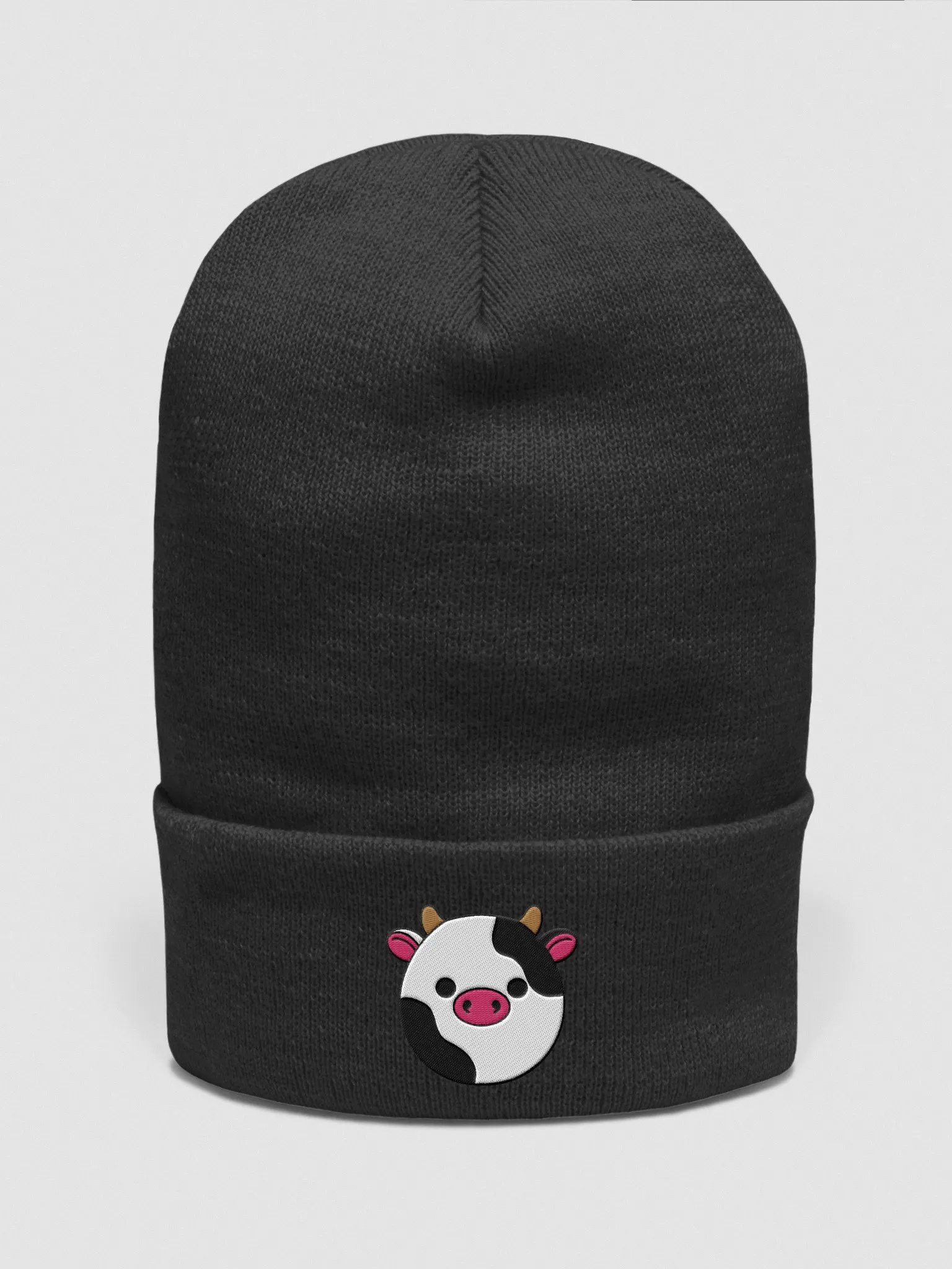 Squishy Cow Embroidered Beanie product image (5)
