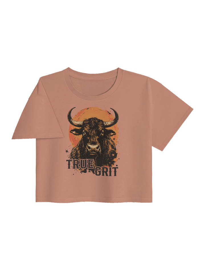 The "True Grit" Western Premium Crop Top product image (1)