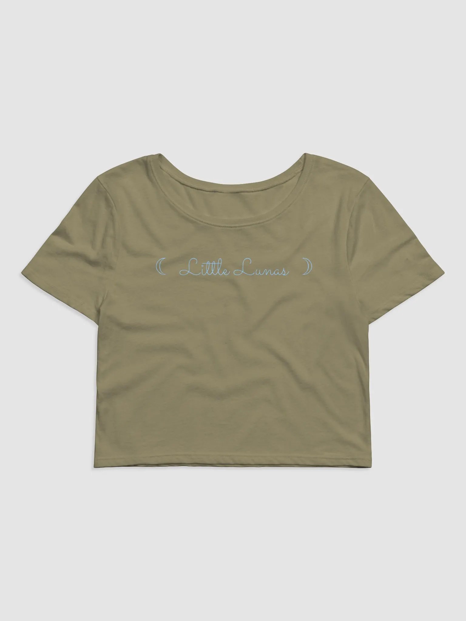 Little Lunas Cropped Tee - Blue product image (2)