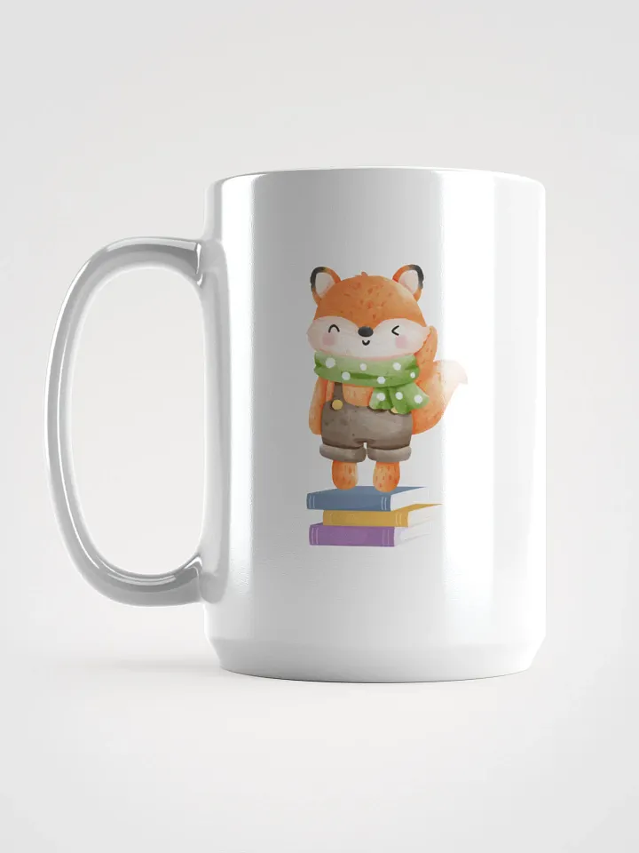 Studious Peach | White Glossy Mug product image (2)
