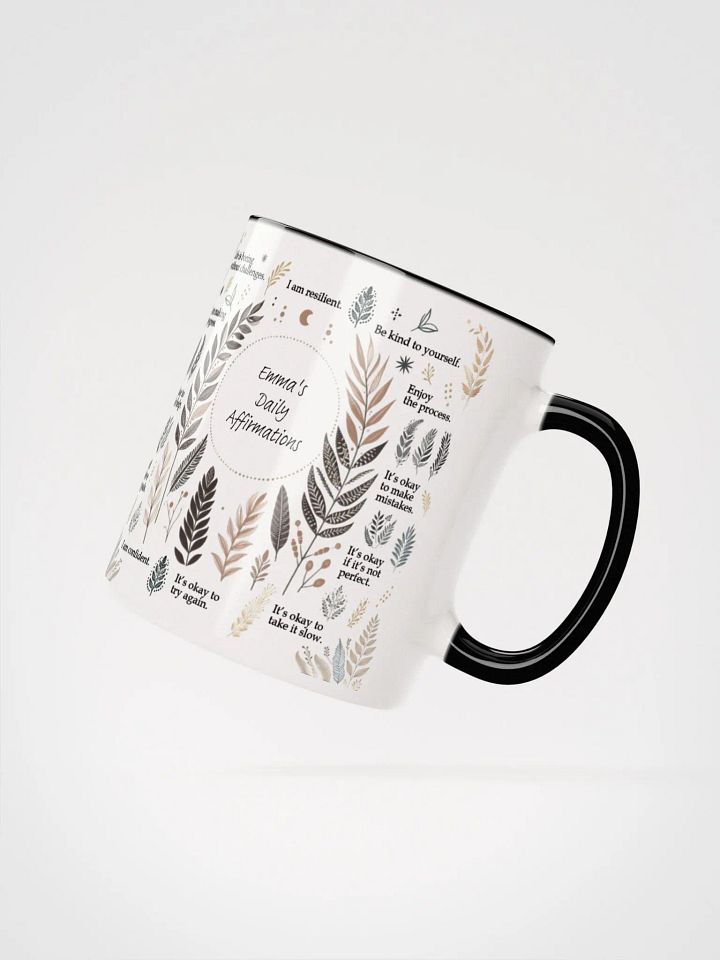 Personalized Daily Affirmations Coloured Mug product image (2)