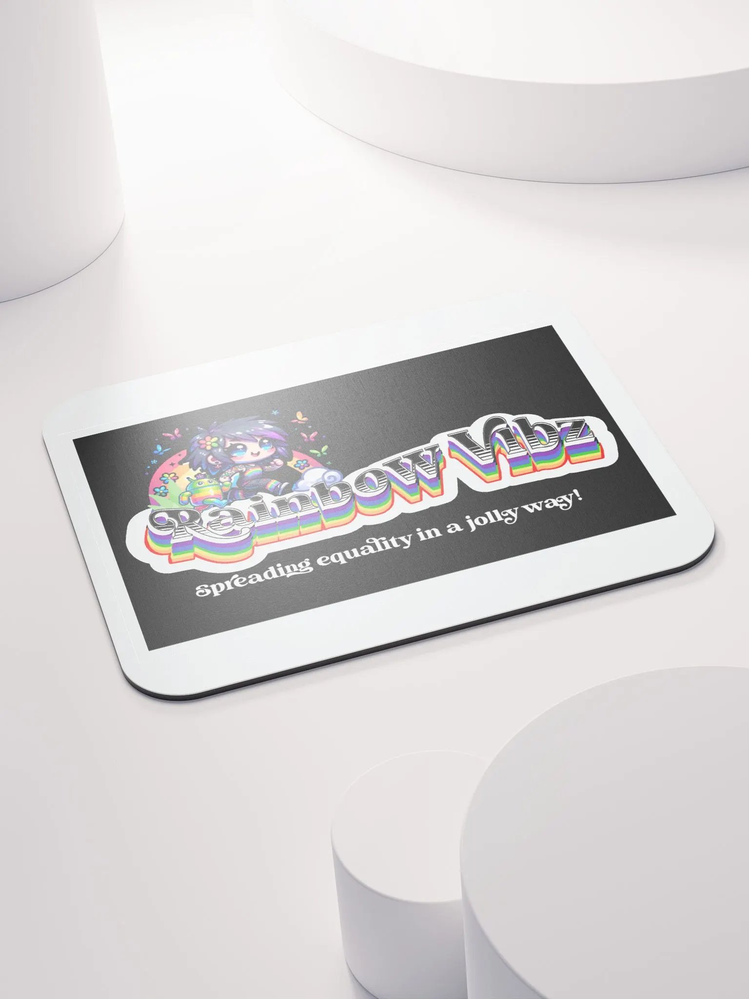 Rainbow Vibz Mouse Pad product image (4)