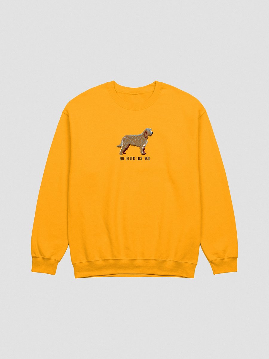 No Otter Like You Sweatshirt (Embroidered) of an Otterhound(Wheaten) product image (10)