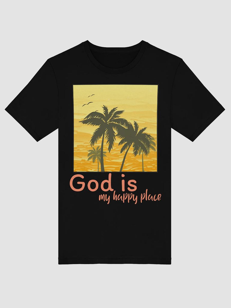 God is my happy place Silhouette T-Shirt product image (4)