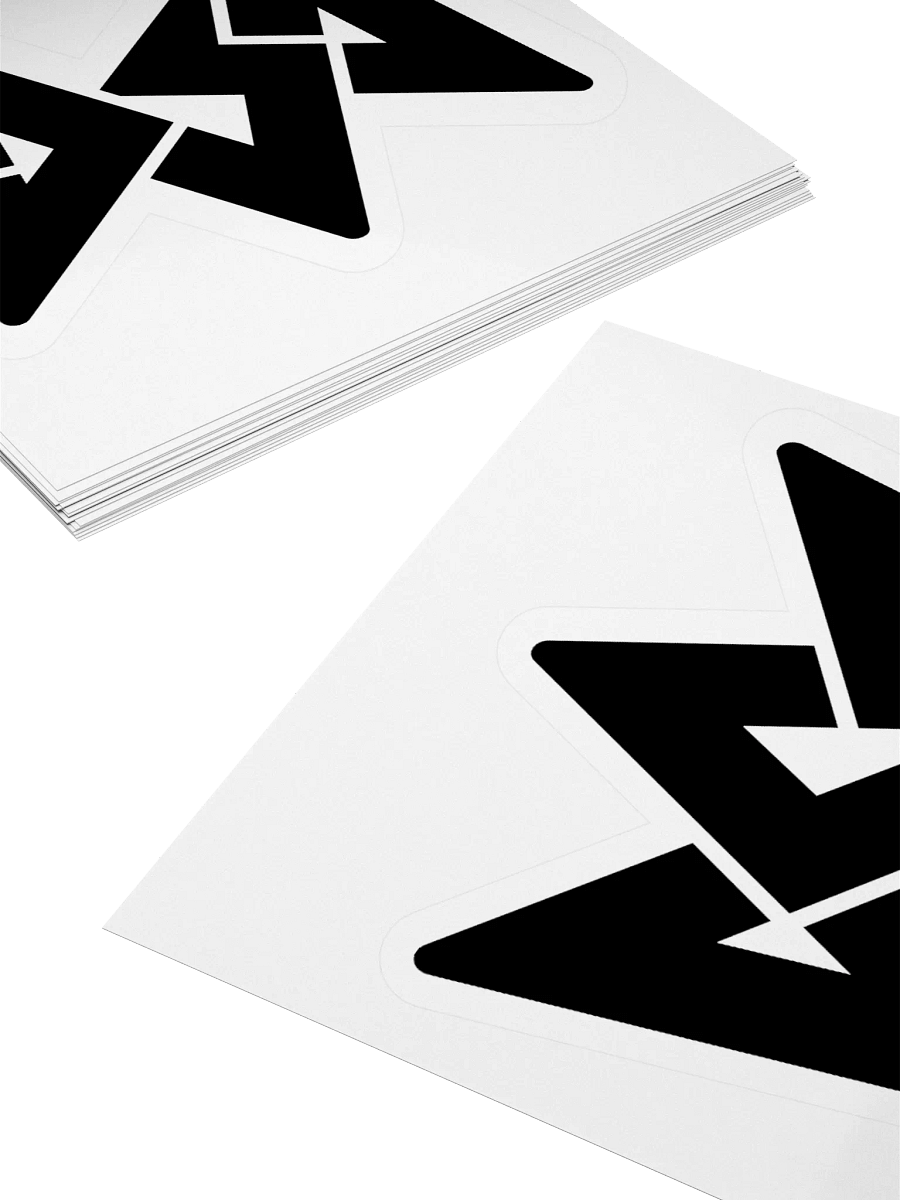 CSG Logo Sticker (3" x 3") - Black product image (4)