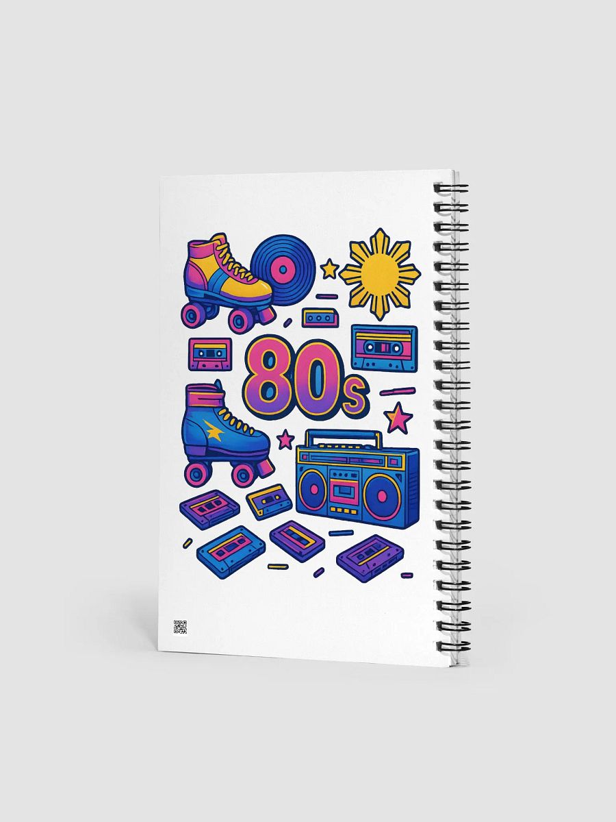 Retro 80s Vibes Spiral Notebook product image (2)