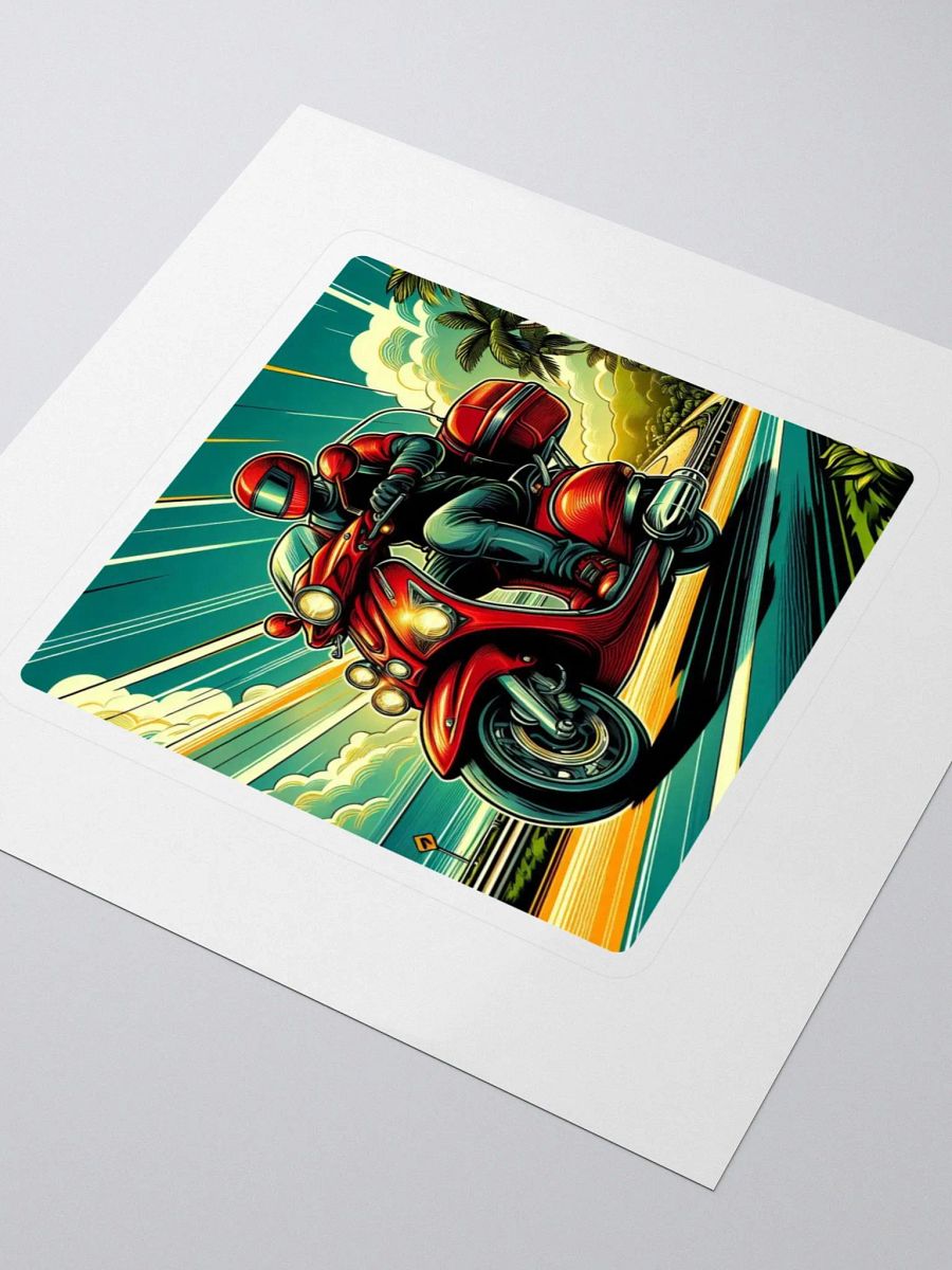 Scooter Adventure Kiss Cut Stickers product image (3)