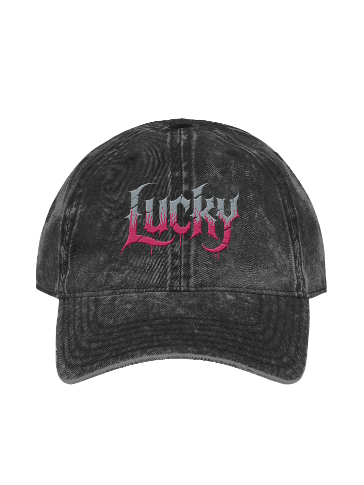 Flame Gothic Lucky Dad Hat product image (1)