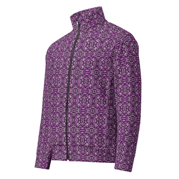 Starlight Mulberry – Recycled Unisex Track Jacket product image (1)