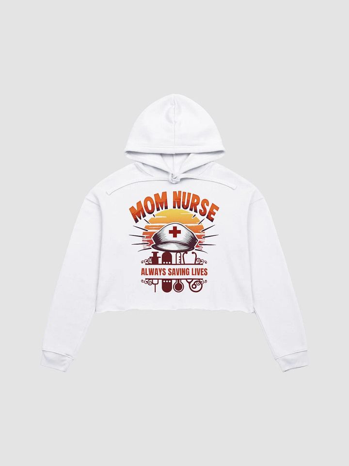 Sunset Nurse Cap Crop Hoodie product image (6)