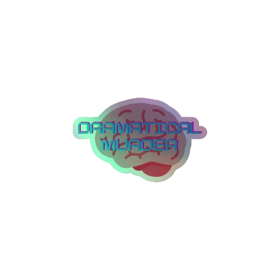 DRAMAtical Murder on my Brain Holographic Sticker product image (1)