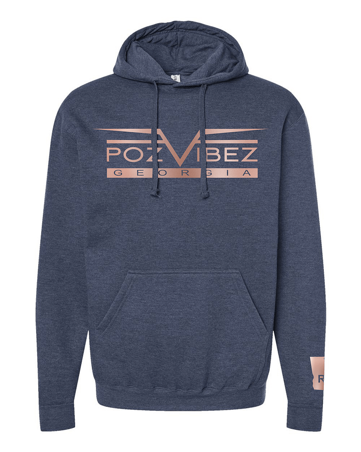 PozVibez State Holographic Hoodie (Unisex) product image (1)
