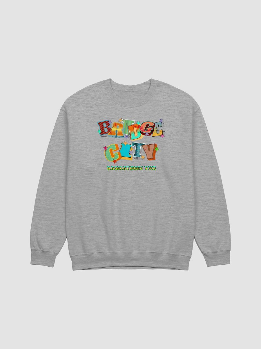 Bridge City Saskatoon Saskatchewan YXE Stars Crewneck Sweatshirt product image (21)