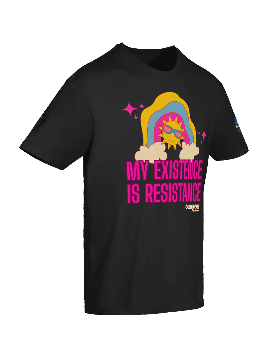 'My Existence is Resistance' Tee - BLACK product image (10)
